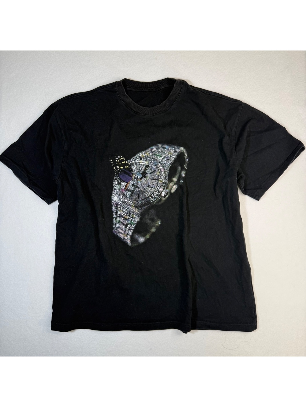 Bust Down” Iced-Out Rolex Graphic Tee